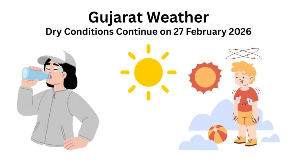 Gujarat Weather Update: Dry Conditions Continue on 27 February 2026, Heat Likely to Rise from March