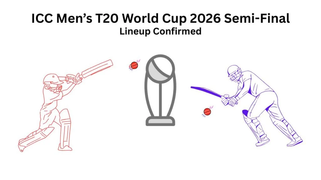 ICC Men’s T20 World Cup 2026 Semi-Final Lineup Confirmed After India’s Thrilling Win Over West Indies