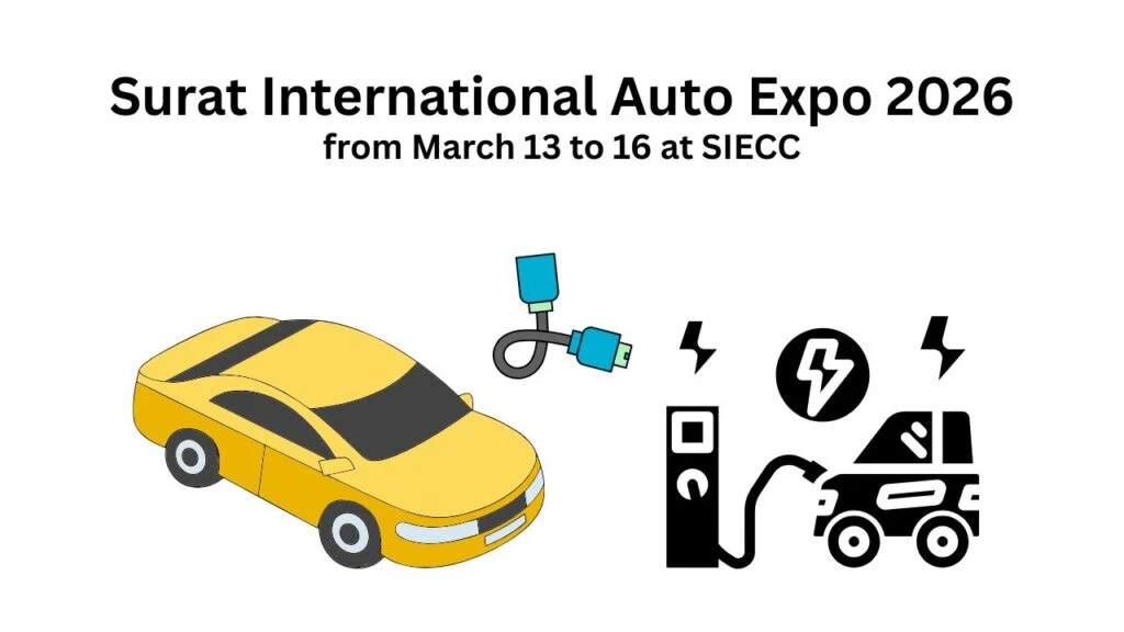 Surat International Auto Expo 2026: 7th Edition Scheduled from March 13 to 16 at SIECC